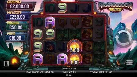 Armageddon Megaways slot screenshot 2