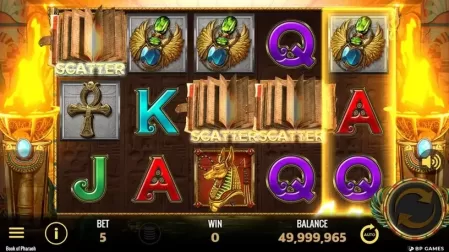 Book of Pharaoh slot screenshot 2