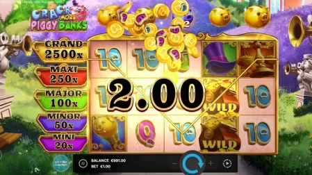 Crack More Piggy Banks slot screenshot 3