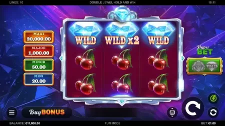 Double Jewel Hold and Win slot screenshot 1