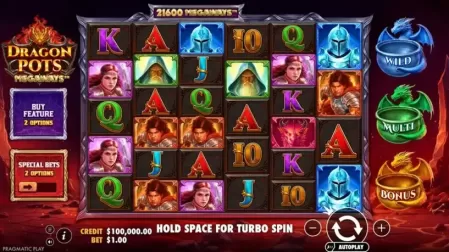 Dragon Pots Megaways slot screenshot 1