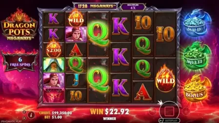 Dragon Pots Megaways slot screenshot 4