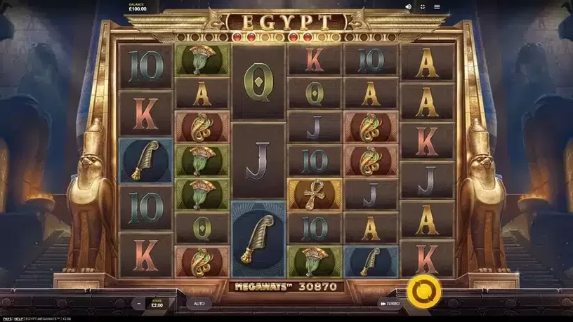 Egypt Megaways slot screenshot 1