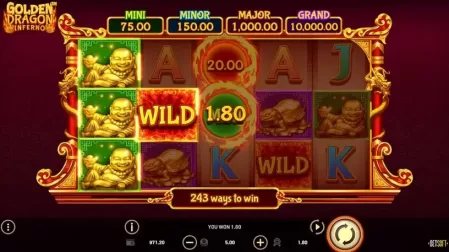 Golden Dragon Inferno slot screenshot 5