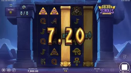 Golden Scrolls slot screenshot 4