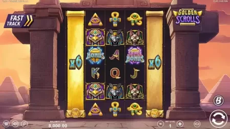 Golden Scrolls slot screenshot 1