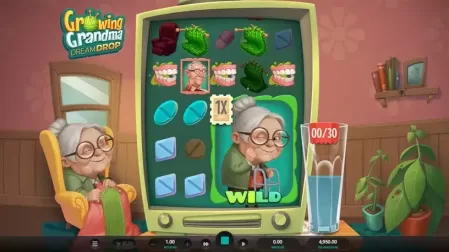 Growing Grandma Dream Drop slot screenshot 2