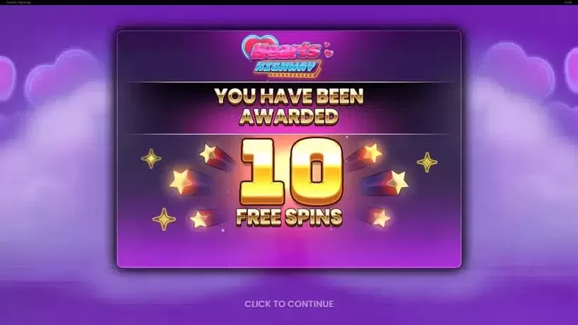 Hearts Highway slot screenshot 3