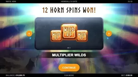 Heimdall's Gate slot screenshot 2