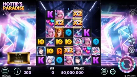 Hottie’s Paradise slot screenshot 1