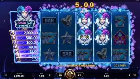 Joker Ice Frenzy Epic Strike slot screenshot 4