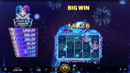 Joker Ice Frenzy Epic Strike slot screenshot 3