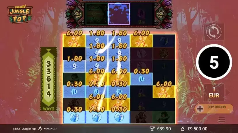 JunglePop slot screenshot 4