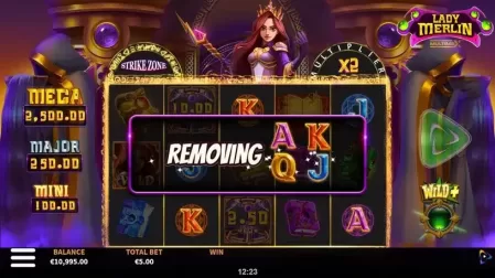 Lady Merlin MultiMax slot screenshot 2