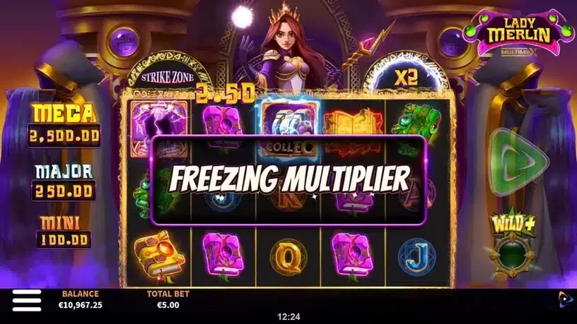 Lady Merlin MultiMax slot screenshot 5