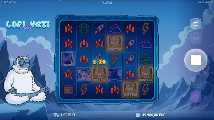 Lofi The Yeti slot screenshot 2