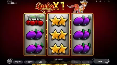 Lucky Streak X slot screenshot 1