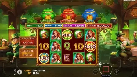 Lucky's Wild Pub slot screenshot 2