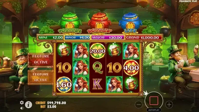 Lucky's Wild Pub slot screenshot 2