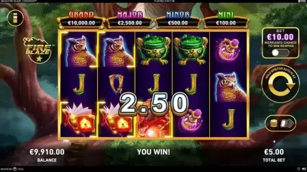 Mega Fire Blaze: 3 Wizards slot screenshot 2