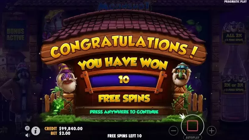 Moonshot slot screenshot 3