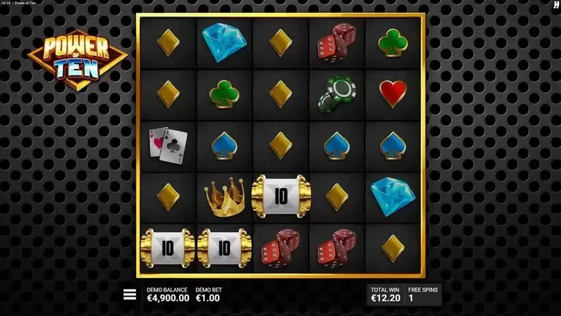 Power of Ten slot screenshot 