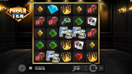 Power of Ten slot screenshot 2