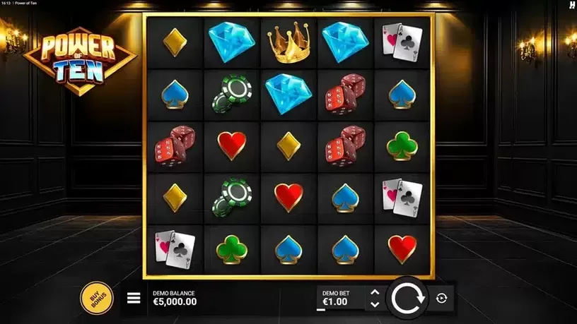 Power of Ten slot screenshot 