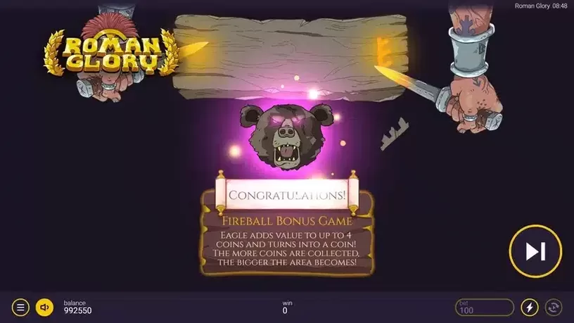 Roman Glory slot screenshot 5