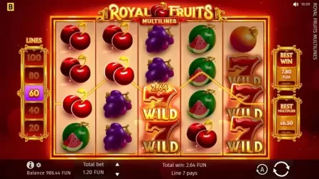 Royal Fruits MultiLines slot screenshot 3
