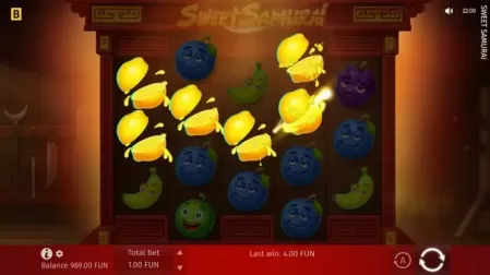 Sweet Samurai slot screenshot 3
