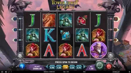 Tower Quest Legacy slot screenshot 1
