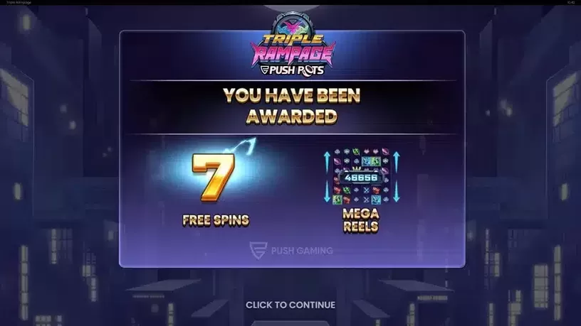 Triple Rampage slot screenshot 3