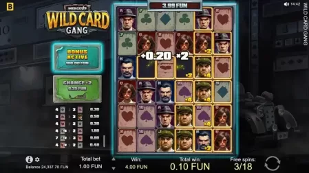 Wild Card Gang slot screenshot 4