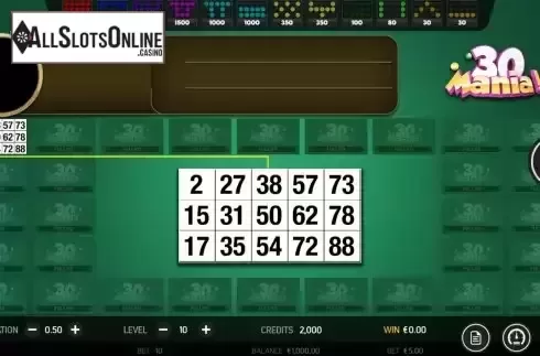Game screen