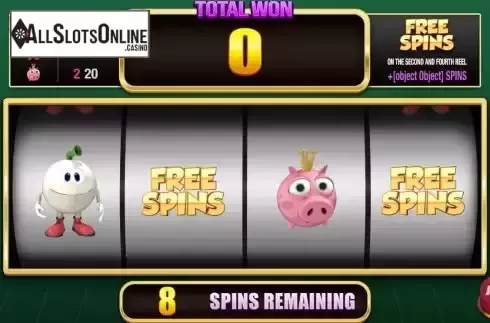 Bonus Game screen 2