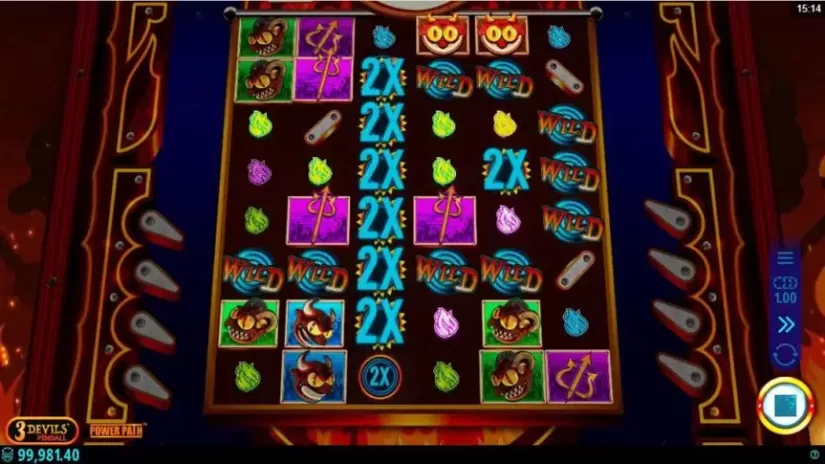 3 Devils Pinball slot screenshot 3
