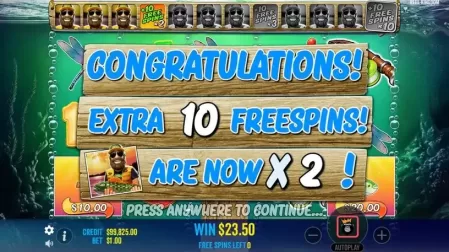888 Big Bass Bonanza slot screenshot 6