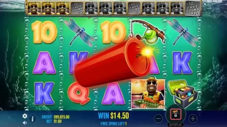 888 Big Bass Bonanza slot screenshot 5