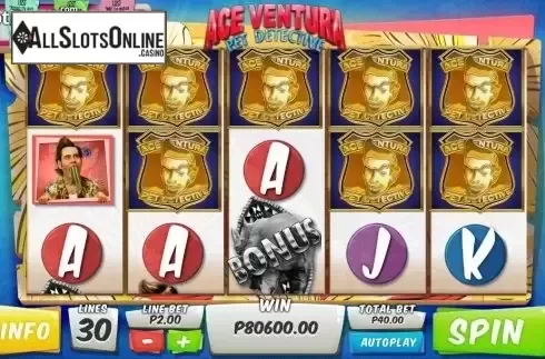 Bonus. Ace Ventura from Playtech