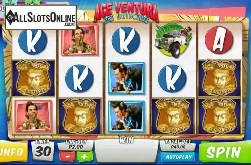 Reels. Ace Ventura from Playtech
