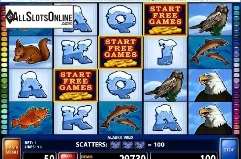Screen 2. Alaska Wild from Casino Technology