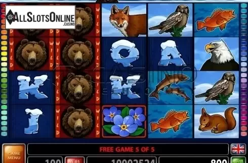 Screen3. Alaska Wild from Casino Technology