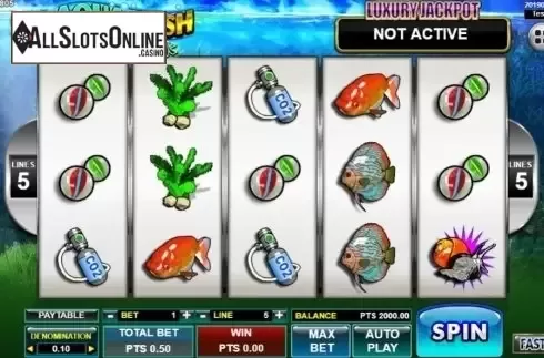 Reel Screen. Aqua Cash (Spadegaming) from Spadegaming