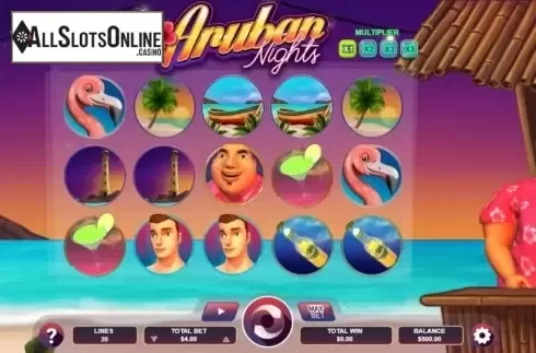 Reel screen. Aruban Nights from Arrows Edge