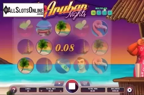 Win screen 2. Aruban Nights from Arrows Edge