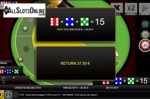 Win Screen . Banca Francesa from GAMING1