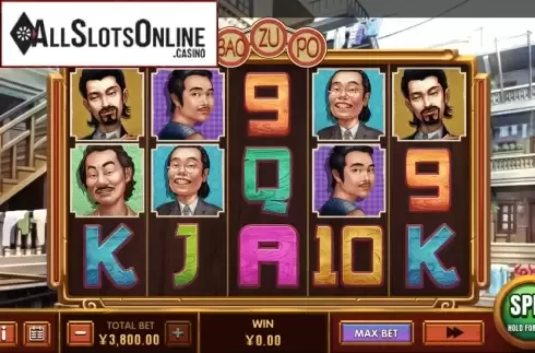 Reel Screen. Bao Zu Po from XIN Gaming