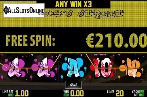 Free spins 2. B-boy's Street HD from World Match