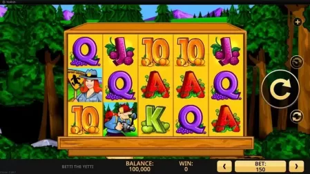 Betti The Yetti slot screenshot 1